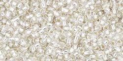 TOHO Seed Beads - Silver-Lined Crystal 15/0, 10g TOHO