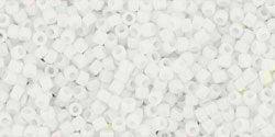 TOHO Seed Beads - Opaque White 15/0, 10 gram TOHO