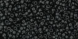 TOHO seed beads - Opaque Jet 15/0, 10 gram TOHO