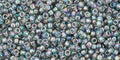 TOHO Seed Beads - Transparent Rainbow Grey 15/0, 10g TOHO