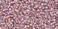 TOHO Seed Beads - Inside-Color Crystal/Rose Gold-Lined 15/0, 10 gram TOHO