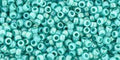 TOHO seed beads - Opaque Rainbow Turquoise 15/0, 10 gram TOHO