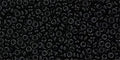TOHO Demi Round Opaque Jet 11/0 - 5 gram TOHO