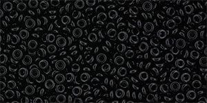 TOHO Demi Round Opaque Jet 11/0 - 5 gram TOHO