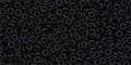 TOHO Demi Round - Opaque Frosted Jet 11/0, 5 gram TOHO