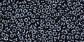 TOHO Demi Round - Metallic Hematite 11/0, 5 gram TOHO