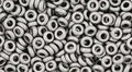 TOHO Demi Round - Metallic Frosted Antique Silver 8/0, 5 gram TOHO