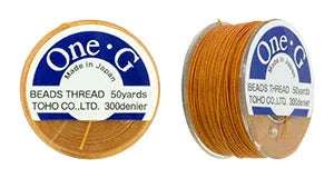 One-G Pärltråd - Orange 50 yards One-G