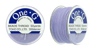 One-G pärltråd - Light Lavender 50 yards One-G