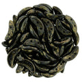 CzechMates Crescent - Jet Bronze Picasso, 10 gram CzechMates