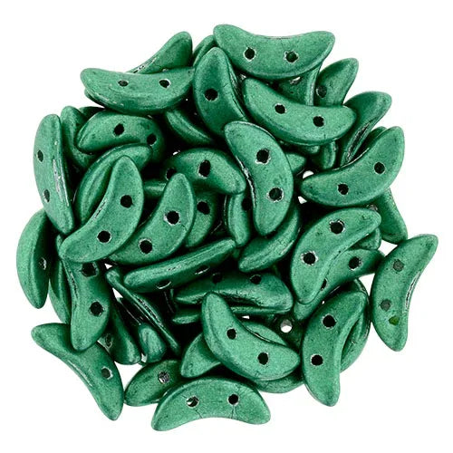 CzechMates Crescent - Saturated Metallic Emerald Green 10 gram CzechMates