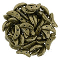CzechMates Crescent - Saturated Metallic Antique Gold, 10 gram CzechMates