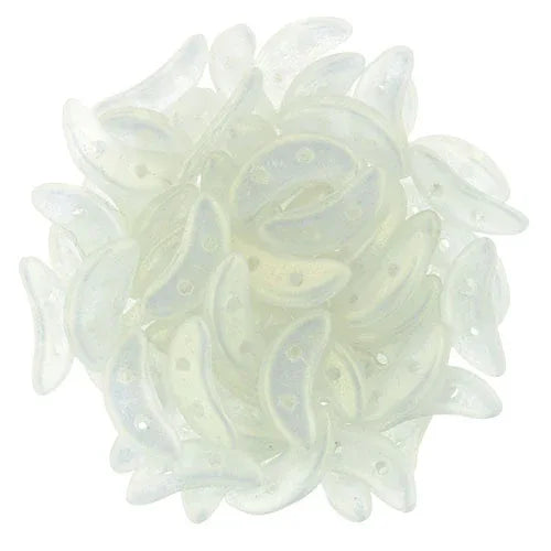 CzechMates Crescent - Sueded Gold Crystal 10 gram CzechMates