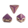 Super-KhéopS® Par Puca® - Opaque Mix Violet Gold Ceramic Look, 10 gram Les perles par Puca® - Paris