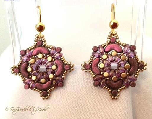 Mönster Örhängen - Jolene Les perles par Puca® - Paris