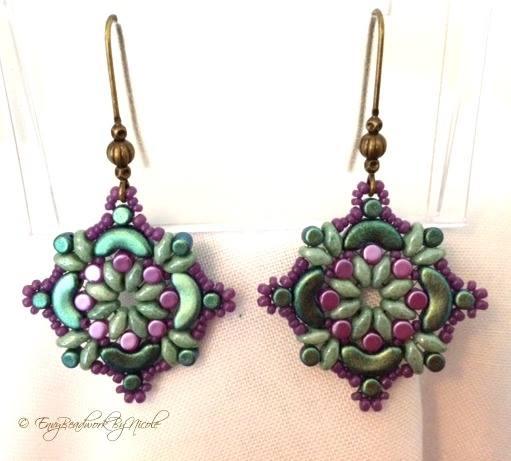 Mönster Örhängen - Jolene Les perles par Puca® - Paris
