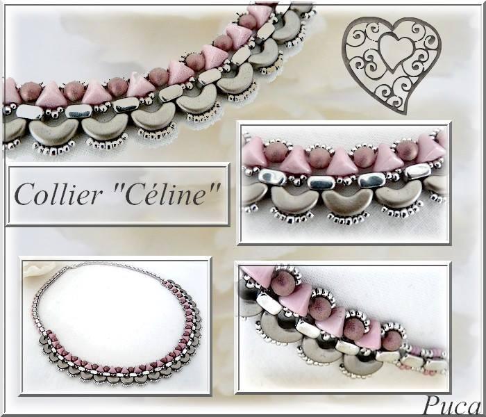 Mönster Halsband - Céline Les perles par Puca® - Paris