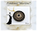Mönster Hänge - Marlene Les perles par Puca® - Paris