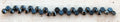 Honeycomb Jewel - Gunmetal 6mm, 1 sträng Hilmas Pyssel