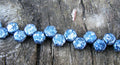 Honeycomb - Tweedy Blue 6mm, 1 sträng Hilmas Pyssel