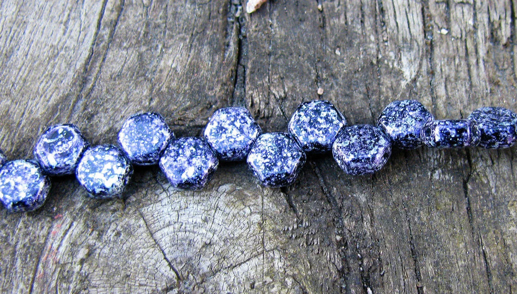 Honeycomb - Tweedy Violet 6mm, 1 sträng Hilmas Pyssel