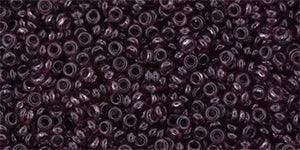 TOHO Demi Round - Transparent - Dusty Cedar 11/0, 5gram TOHO