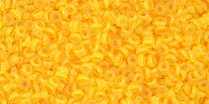 TOHO Demi Round - Transparent - Primrose Yellow 11/0, 5 gram TOHO