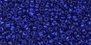 TOHO Demi Round - Transparent Lapis Blue 11/0 - 5 gram TOHO
