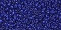 TOHO Demi Round - Transparent - Snorkel Blue 11/0, 5 gram TOHO