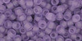 TOHO seed beads - Transparent Frosted Sugar Plum 8/0, 10gram TOHO