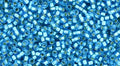 TOHO Seed Beads - Silver-Lined Frosted Dk Aquamarine 15/0, 10 gram TOHO