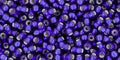 TOHO Seed Beads - Silver-Lined Frosted Cobalt 11/0, 10g TOHO