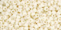TOHO Seed Beads - Opaque-Frosted Lt Beige (11-51F) 11/0, 10 gram TOHO