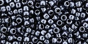 TOHO seed beads - Metallic Hematite (11-81) 11/0, 10gram TOHO