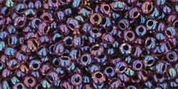 TOHO seed beads - Inside-Color Luster Lt Amethyst/Jet-Lined (11-251) 11/0, 10gram TOHO