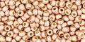 TOHO Seed Beads - PermaFinish - Matte Galvanized Peach Coral (11-PF552F) 11/0, 10g TOHO