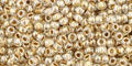 TOHO Seed Beads - Gold-Lined Crystal 11/0, 10gram TOHO