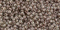 TOHO Seed Beads - Inside-Color Crystal/Antique Plum-Lined 11/0, 10g TOHO