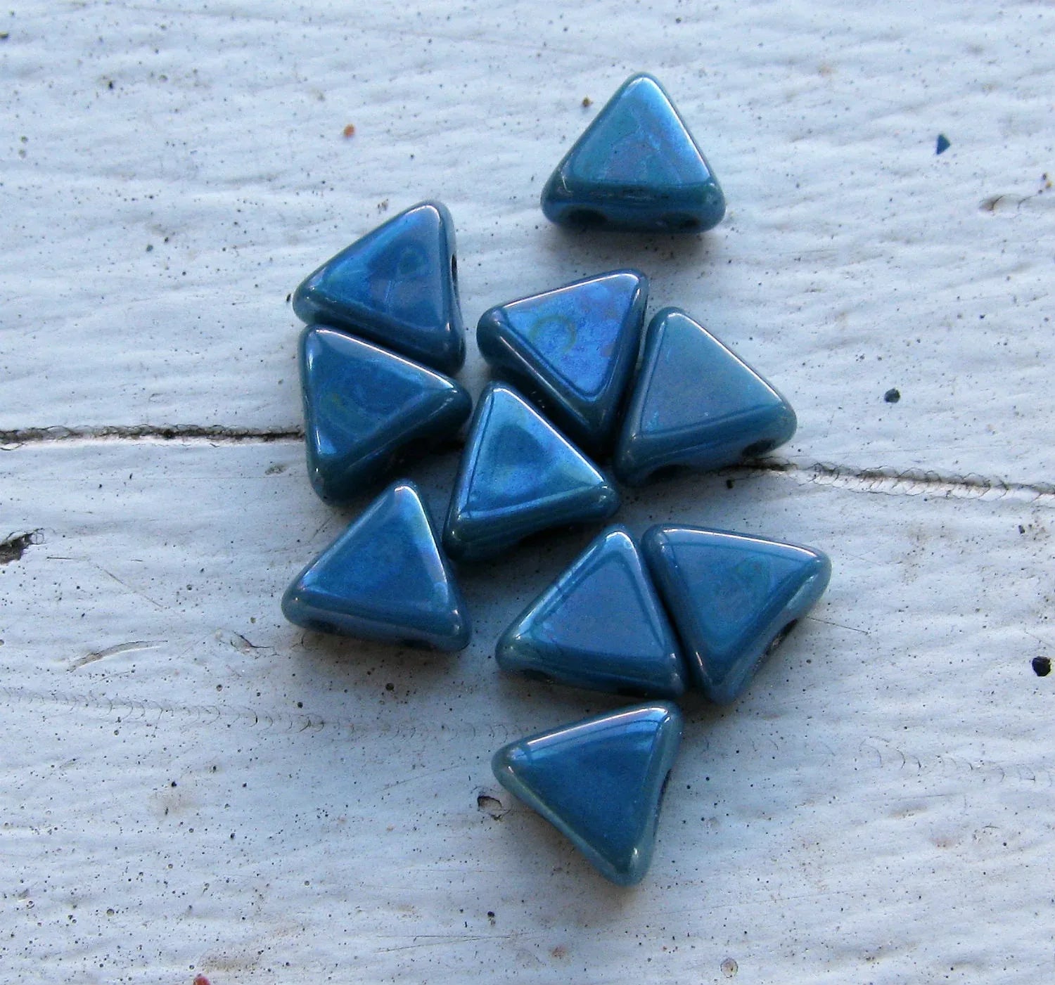 Kheops® Par Puca® - Opaque Blue Turquoise Nebula, 10 gram Les perles par Puca® - Paris