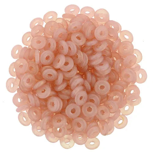 O Bead - Sueded Gold Milky Pink, 5 gram Hilmas Pyssel