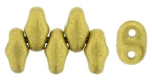 miniDUO - Crystal Matte Metallic Aztec Gold, 10 gram Matubo