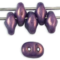 SuperDuo - Luster Metallic Amethyst Chalk, 10 gram Matubo