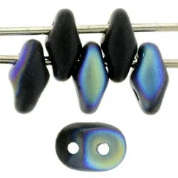SuperDuo - Matte Jet AB, 10 gram Matubo