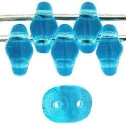 SuperDuo - Aquamarine, 10 gram Matubo