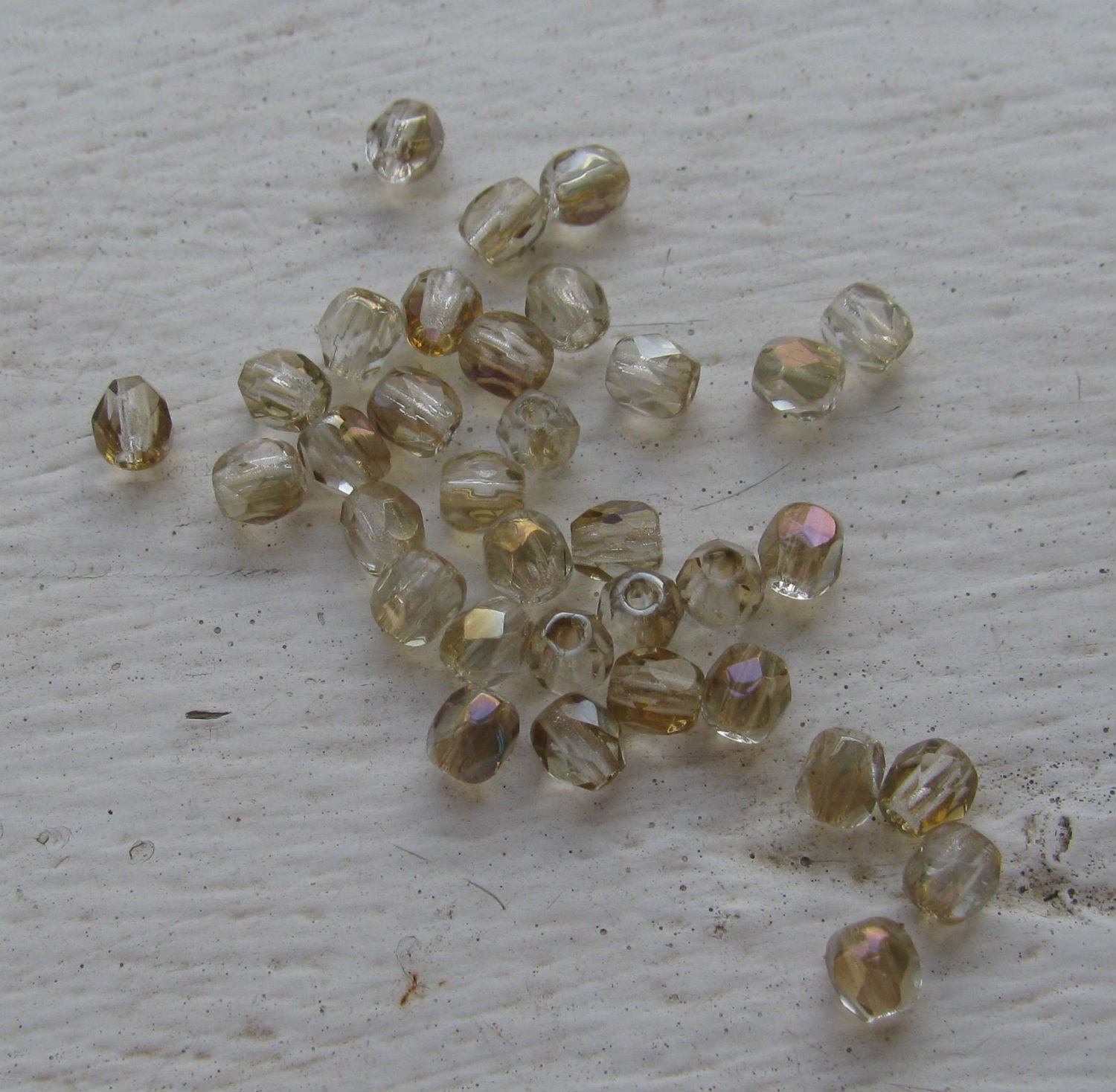 Tjeckiska Firepolish - Twilight Crystal 3 mm, 50-pack Hilmas Pyssel