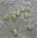Tjeckiska Firepolish - Citrine Yellow 3 mm, 50-pack Hilmas Pyssel