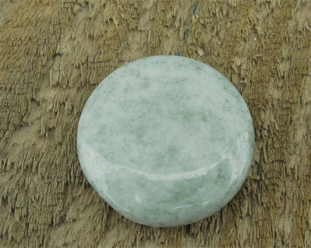 Cabochon Rund - Lt Green Luster 24mm Hilmas Pyssel