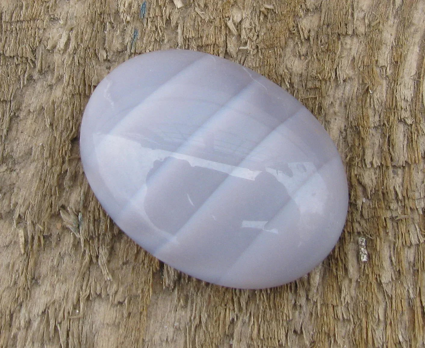 Cabochon Oval - Lila Randig 25x18mm Hilmas Pyssel