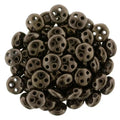 CzechMates QuadraLentil - Dark Bronze 6mm, 10 gram CzechMates