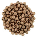 Tjeckiska Melon Round - Matte Metallic Bronze Copper 3mm, 50-pack Hilmas Pyssel